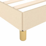 Bedframe Zonder Matras Stof Kleurig