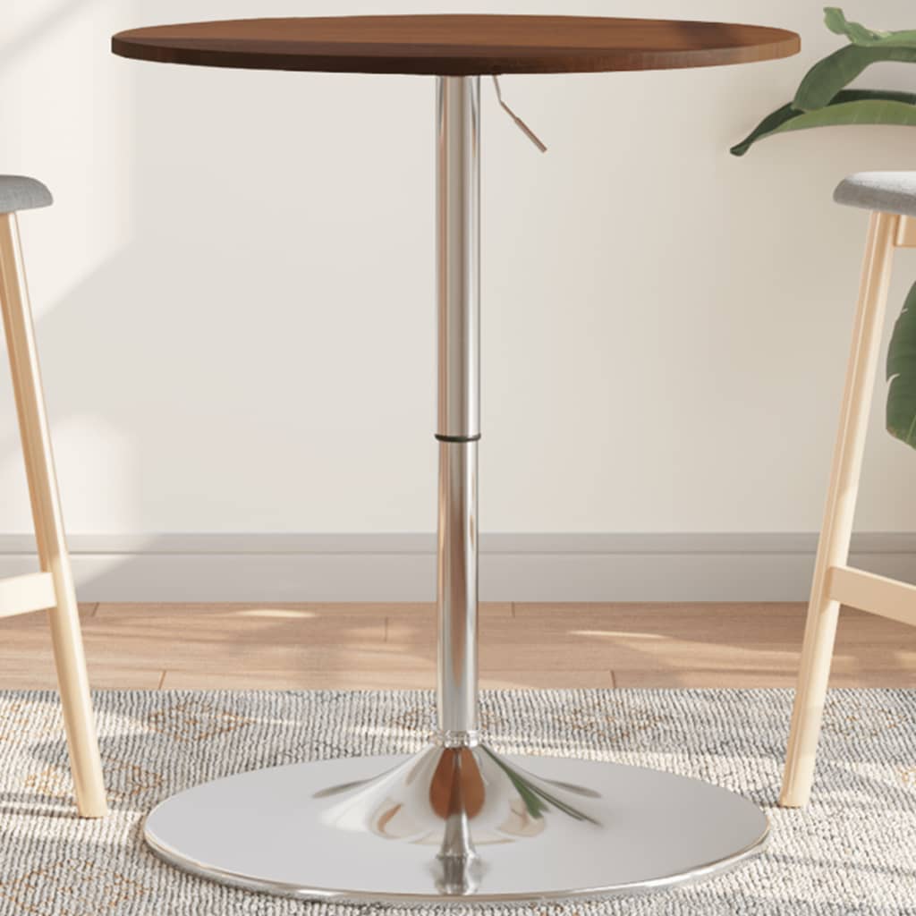 Bartafel Ø 60X89,5 Cm Donkerbruin