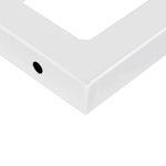 Wandbeugels Voor Wasbak 2 St Trapezium Staal Wit