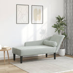 Chaise Longue Met Kussens Fluweel