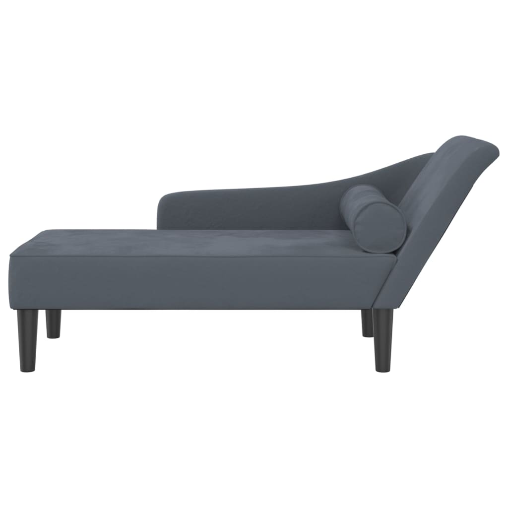 Chaise Longue Met Kussens Fluweel