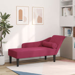 Chaise Longue Met Kussens Fluweel