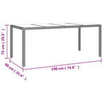 9-Delige Tuinset Met Kussens Poly Rattan Beige