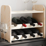 Wijnrek 72,5X25X111,5 Cm Massief Grenenhout