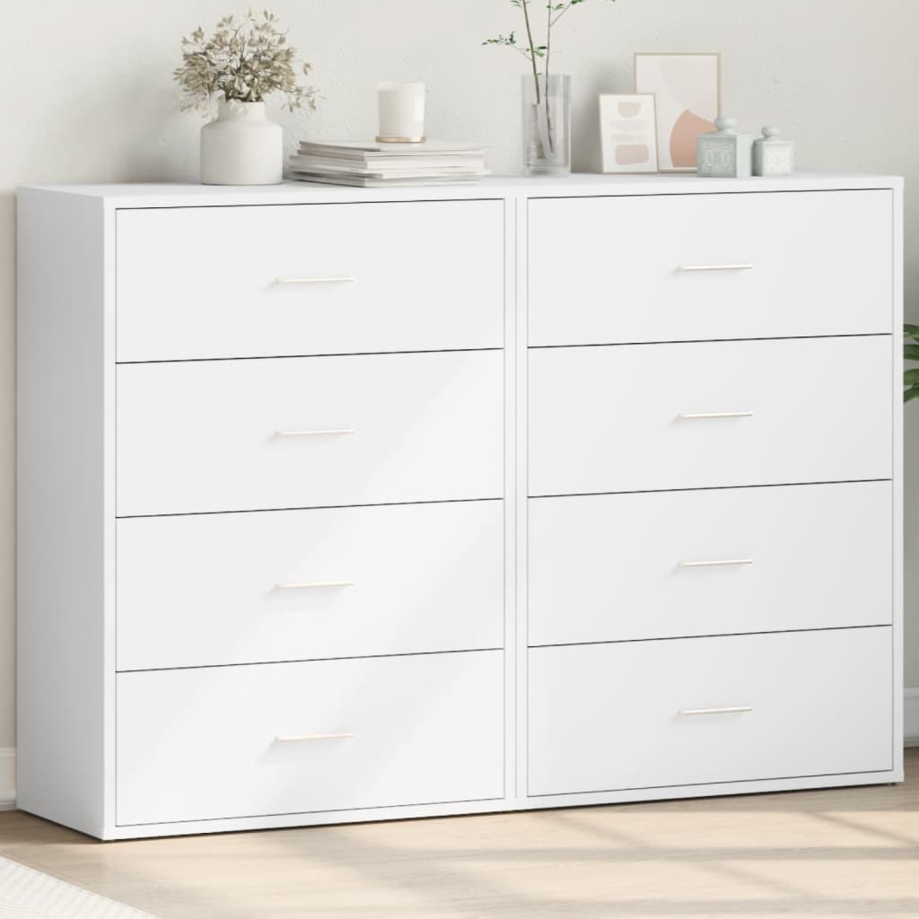 Dressoirs 2 St 60X31X84 Cm Bewerkt Hout Ig