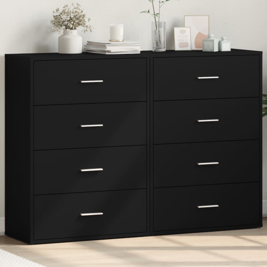 Dressoirs 2 St 60X31X84 Cm Bewerkt Hout Ig