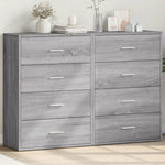 Dressoirs 2 St 60X31X84 Cm Bewerkt Hout Ig