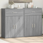 Dressoirs 2 St 60X30X84 Cm Bewerkt Hout