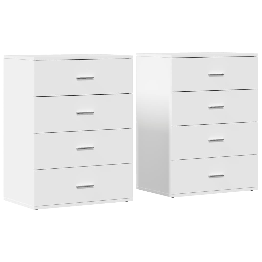 Dressoirs 2 St 60X39X80 Cm Bewerkt Hout