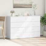 Dressoirs 2 St 60X39X80 Cm Bewerkt Hout