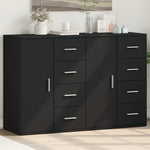 Dressoirs 2 St 59X39X80 Cm Bewerkt Hout Kleurig