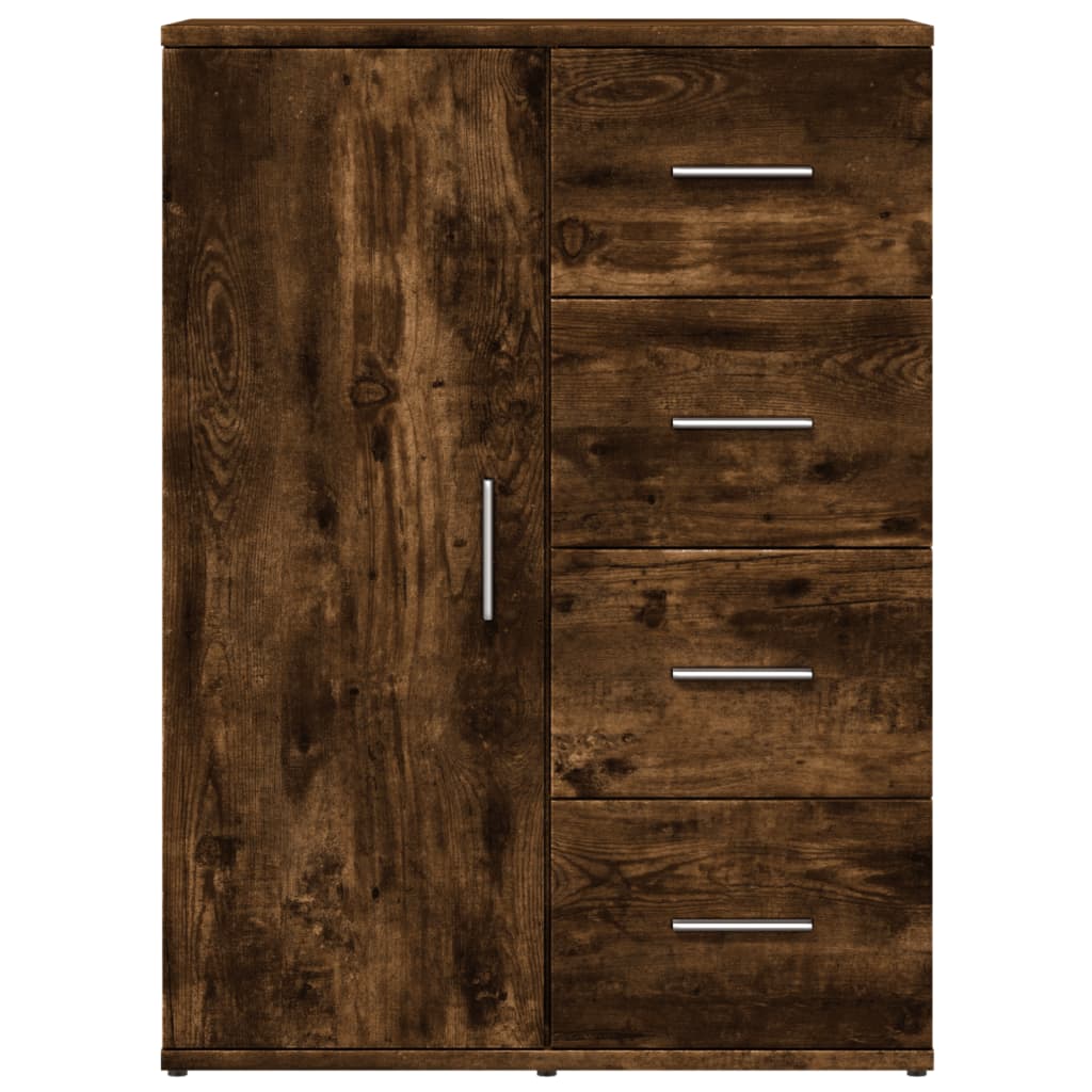 Dressoirs 2 St 59X39X80 Cm Bewerkt Hout Kleurig