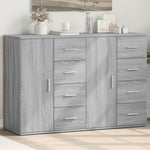 Dressoirs 2 St 59X39X80 Cm Bewerkt Hout Kleurig