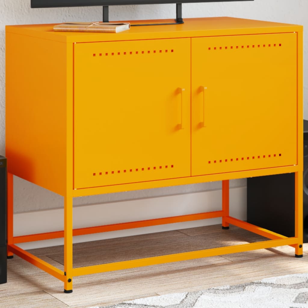 Tv-Meubel 68,5X39X60,5 Cm Staal