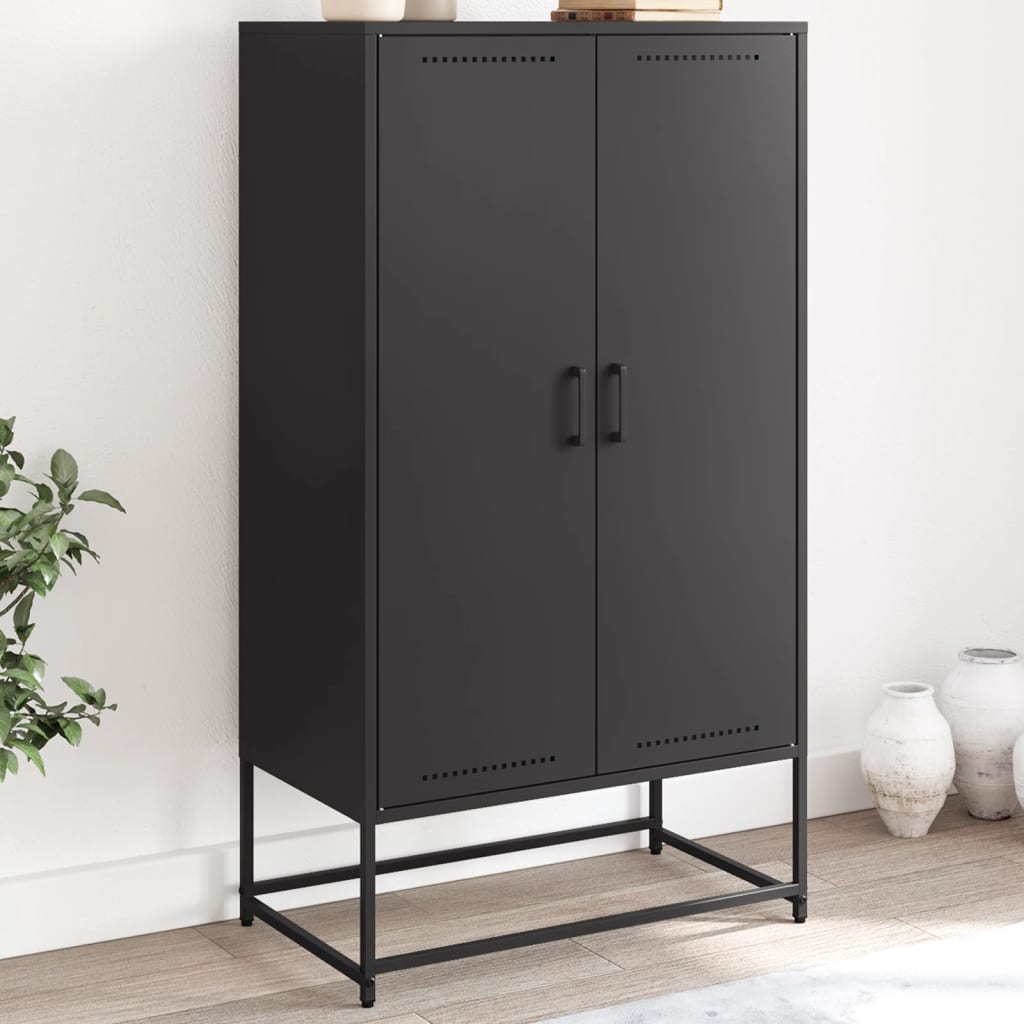 Hoge Kast 68,5X38,5X123,5 Cm Staal Kleurig