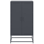 Hoge Kast 68,5X38,5X123,5 Cm Staal Kleurig
