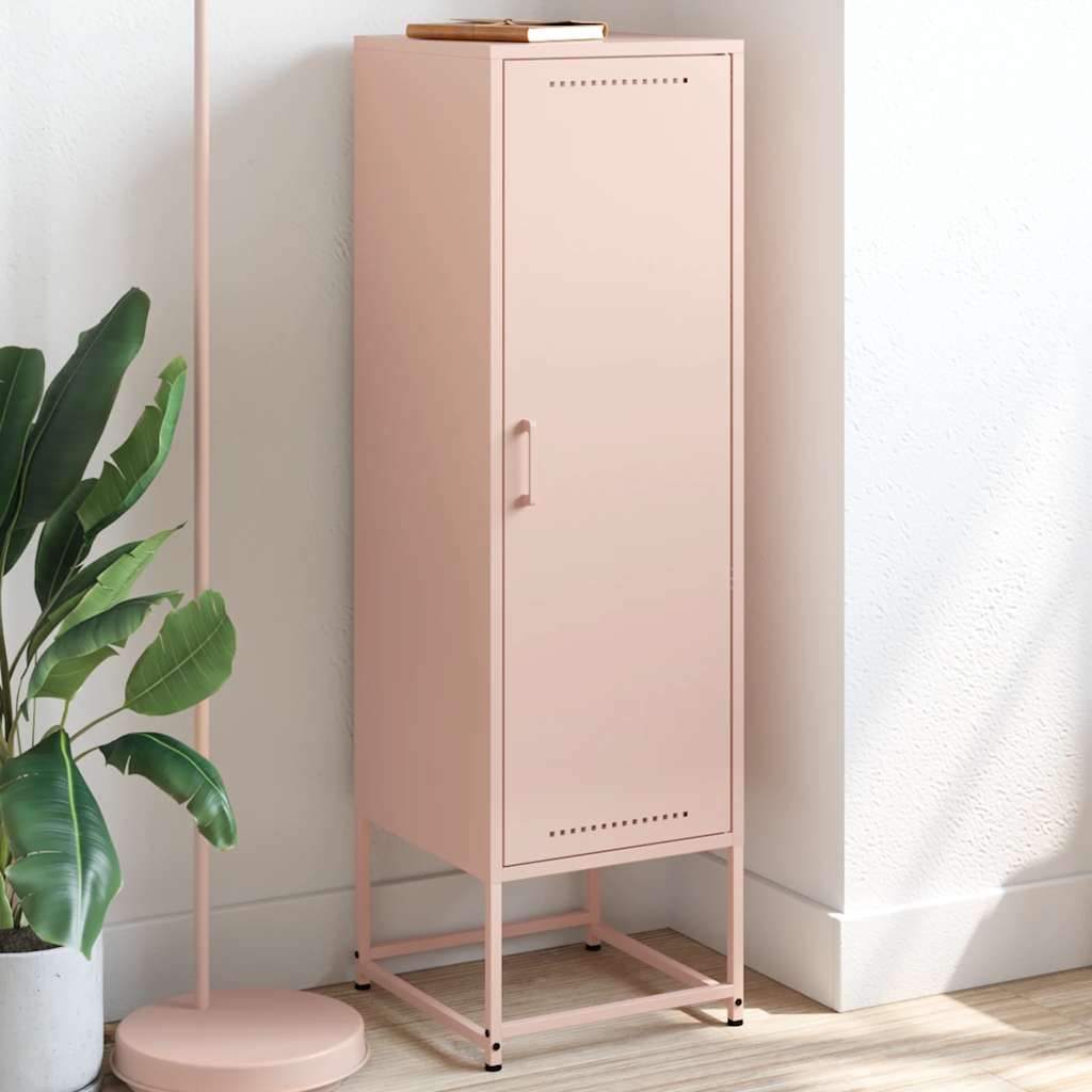 Hoge Kast 36X39X123 Cm Staal Olijf