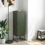 Hoge Kast 36X39X123 Cm Staal Olijf