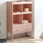 Hoge Kast 68X39X111,5 Cm Staal Kleurig