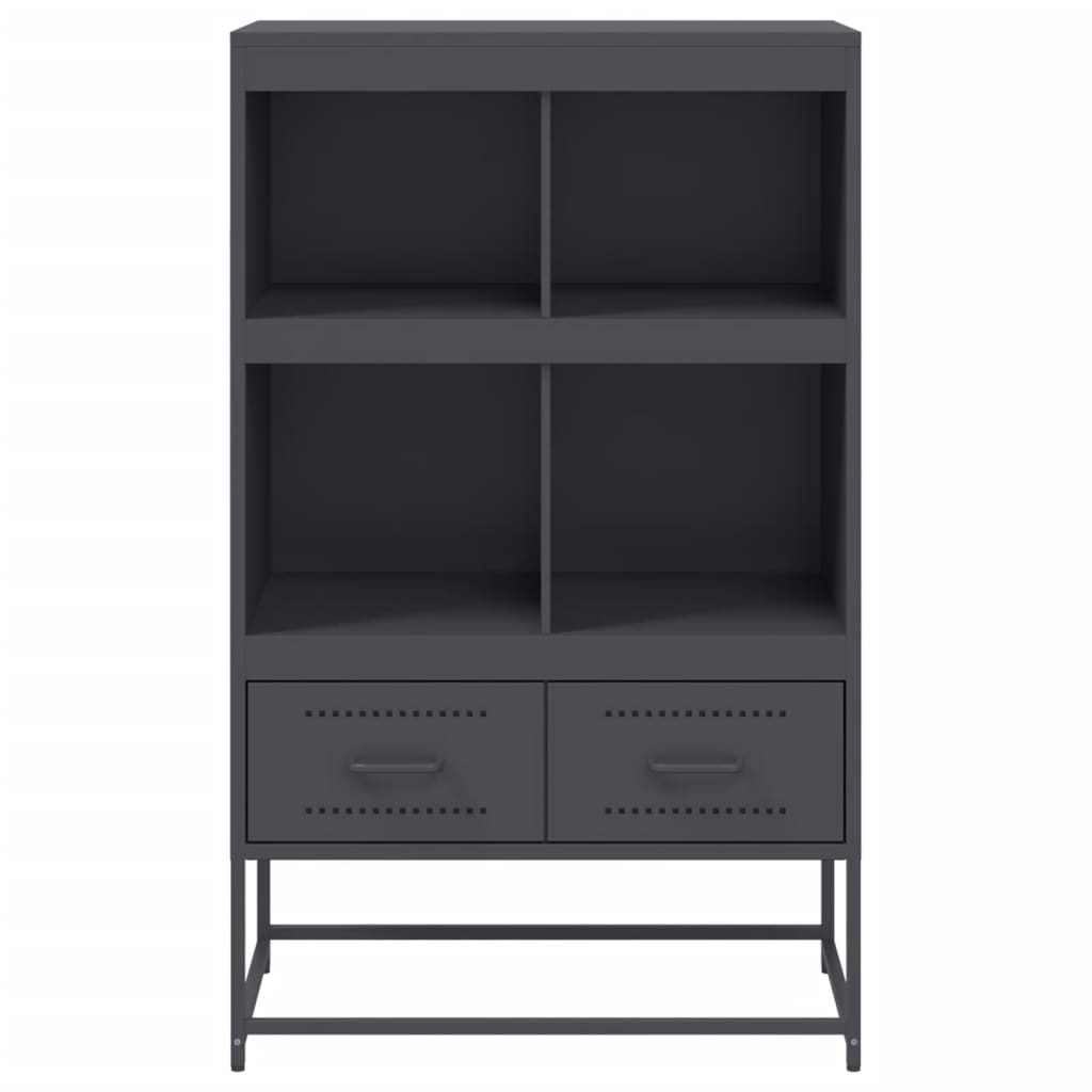 Hoge Kast 68X39X111,5 Cm Staal Kleurig