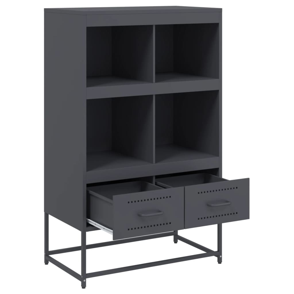 Hoge Kast 68X39X111,5 Cm Staal Kleurig