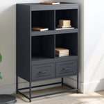 Hoge Kast 68X39X111,5 Cm Staal Kleurig