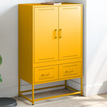 Hoge Kast 68X39X111,5 Cm Staal Olijf