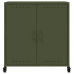 Dressoir 68,5X39X72 Cm Staal Olijf