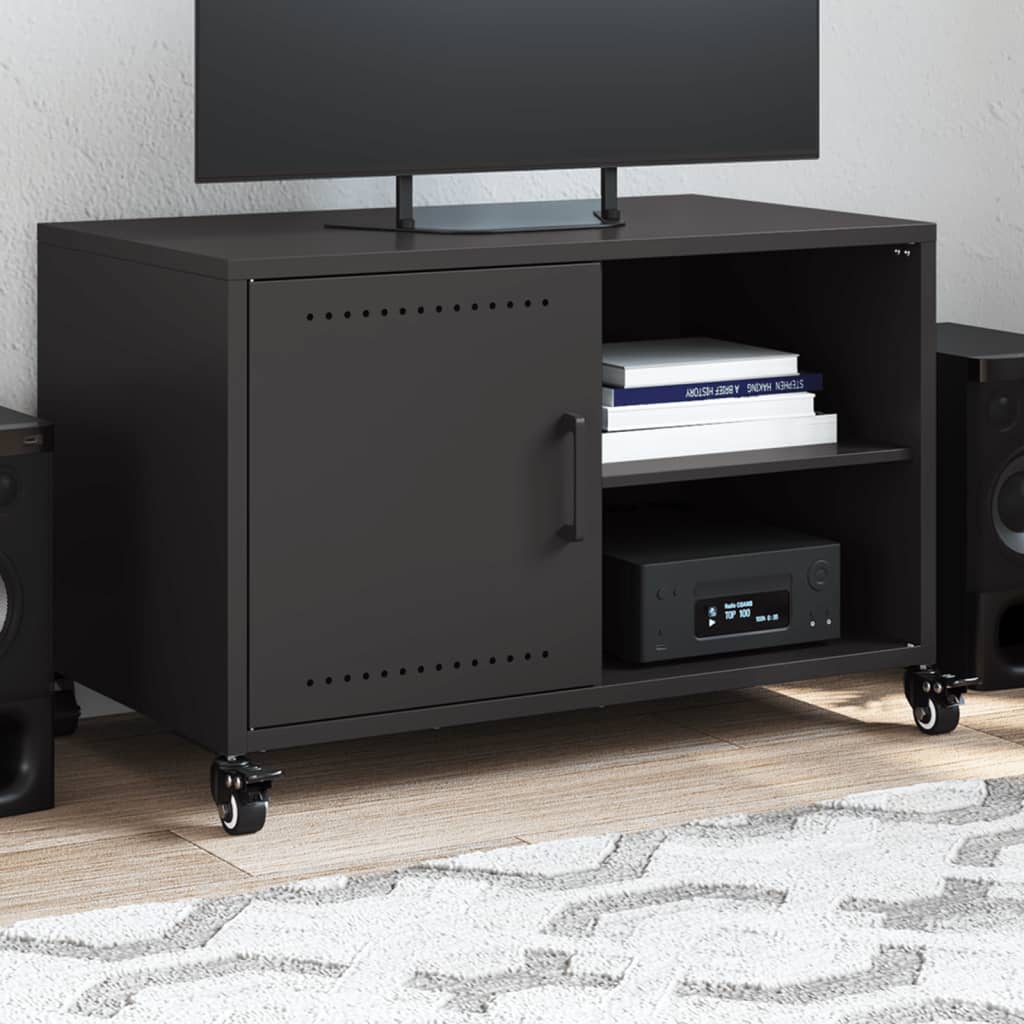 Tv-Meubel 68X39X43,5 Cm Staal