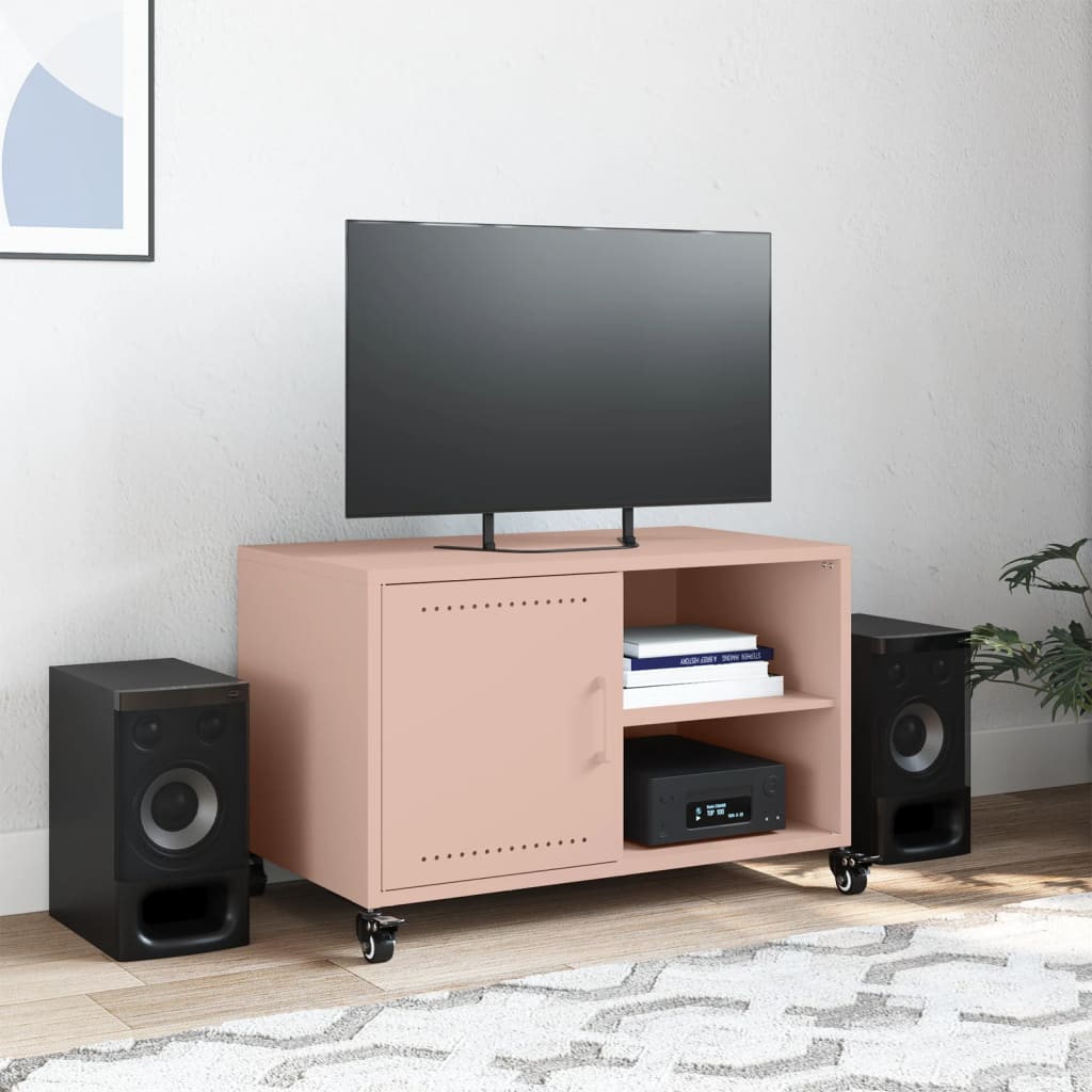 Tv-Meubel 68X39X43,5 Cm Staal