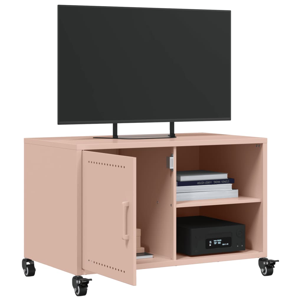 Tv-Meubel 68X39X43,5 Cm Staal