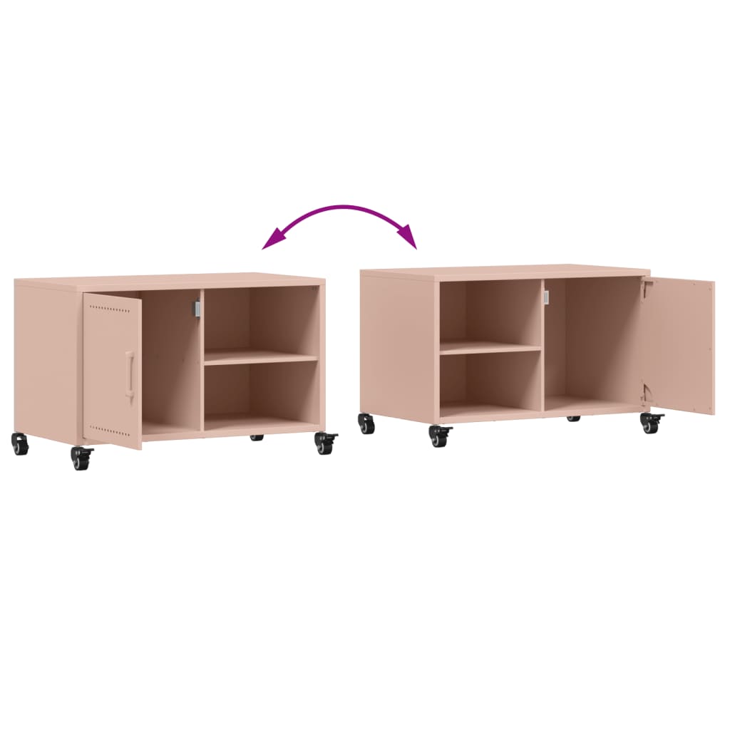 Tv-Meubel 68X39X43,5 Cm Staal
