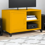 Tv-Meubel 68X39X43,5 Cm Staal