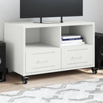 Tv-Meubel 68X39X43,5 Cm Staal Olijf