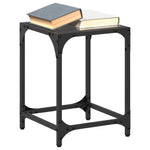 Salontafel Met Glazen Blad Staal