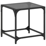 Salontafel Met Glazen Blad Staal