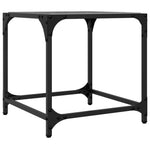 Salontafel Met Glazen Blad Staal