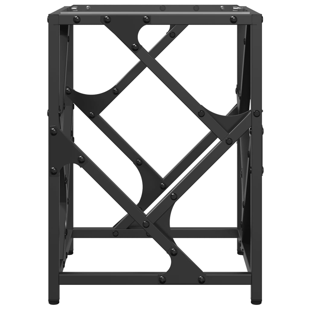 Salontafel Met Transparant Glazen Blad Staal