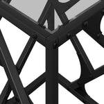 Salontafel Met Transparant Glazen Blad Staal