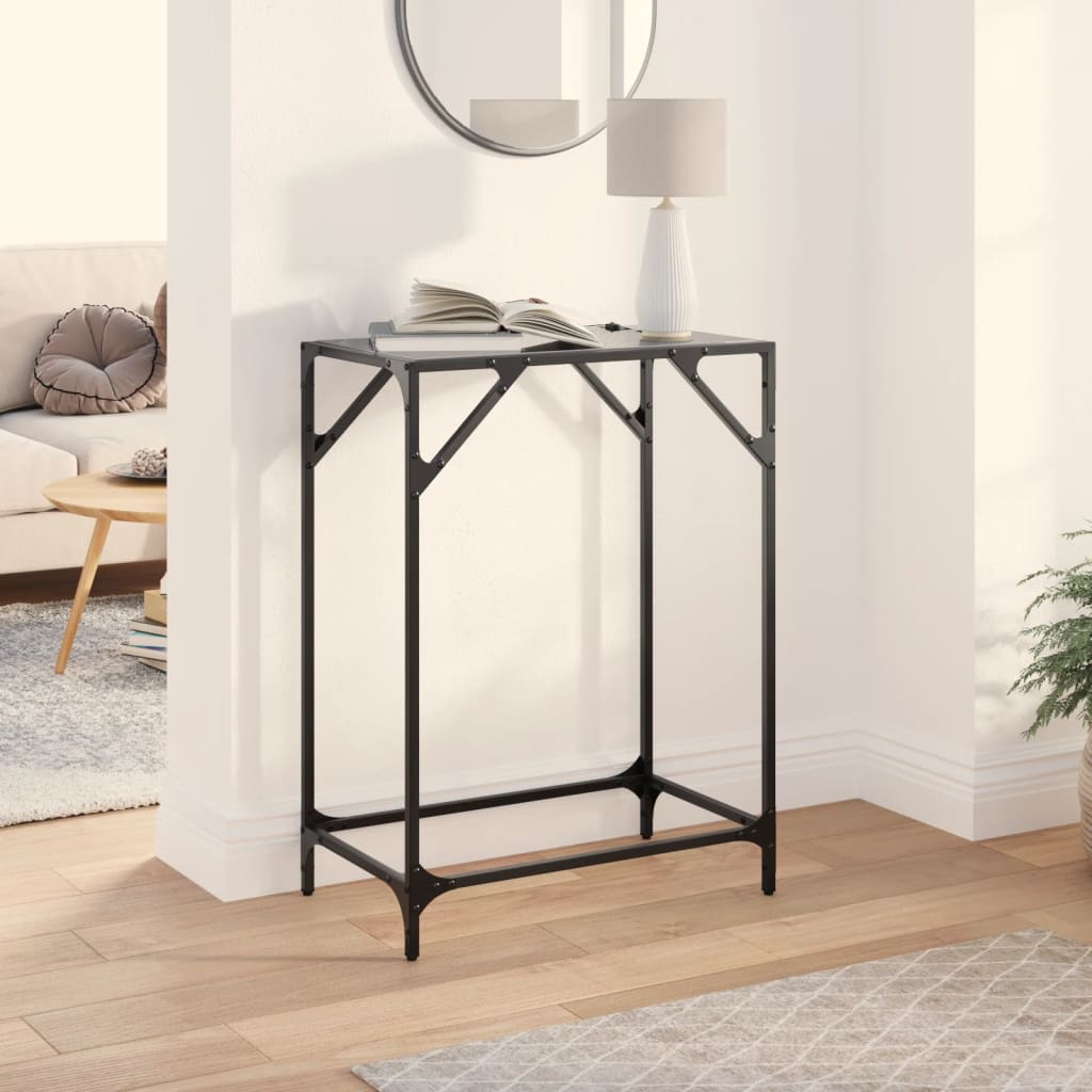Wandtafel Met Glazen Blad Staal