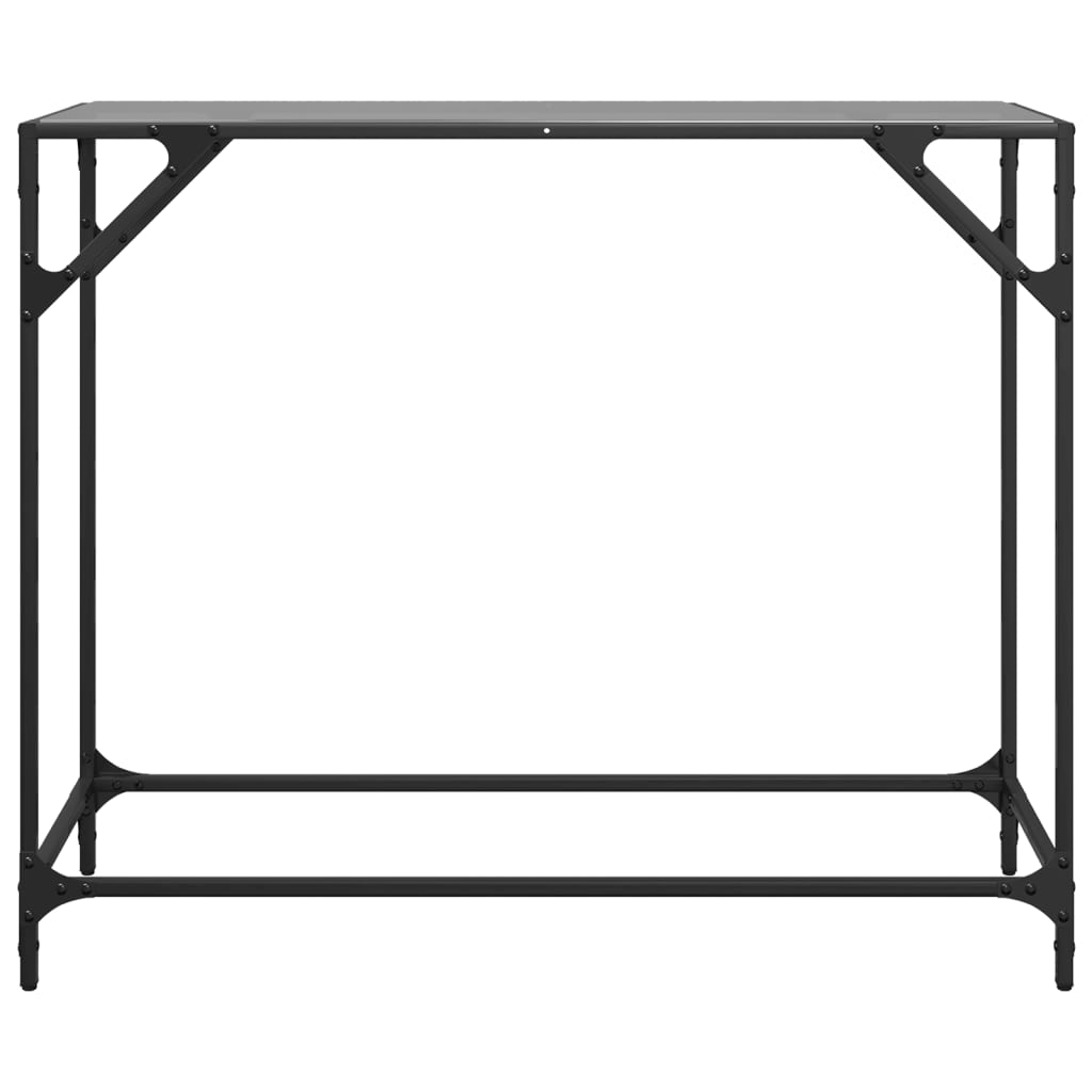 Wandtafel Met Glazen Blad Staal