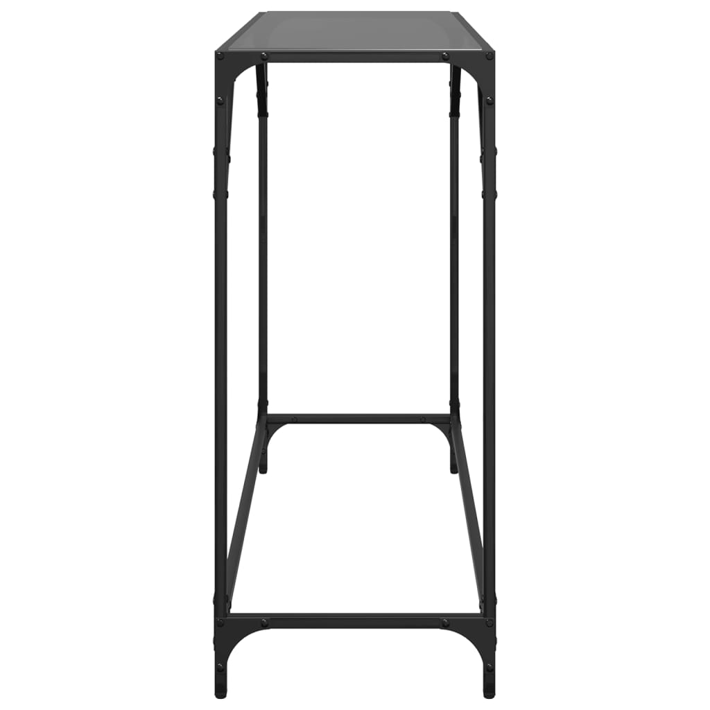 Wandtafel Met Glazen Blad Staal