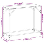 Wandtafel Met Glazen Blad Staal