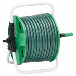Slanghaspelkar En Slangkoppelset 0,75" Staand 20 M Pvc Groen