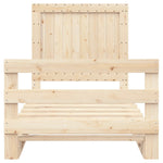 Bedframe Met Hoofdbord Massief Grenenhout 100X200 Cm