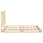 Bedframe Met Hoofdbord Massief Grenenhout 160X200 Cm