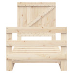 Bedframe Met Hoofdbord Massief Grenenhout 90X200 Cm Wit