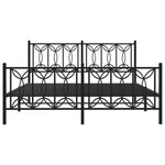 Bedframe Met Voetbord Zonder Matras Metaal