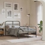 Bedframe Met Hoofd- En Voeteneinde Metaal