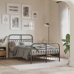 Bedframe Met Hoofd- En Voeteneinde Metaal